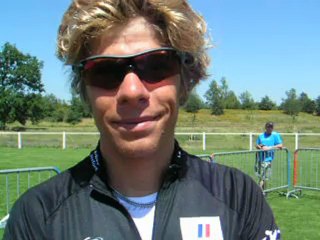 Triathlon de Toulouse 2012 David Hauss avant le départ
