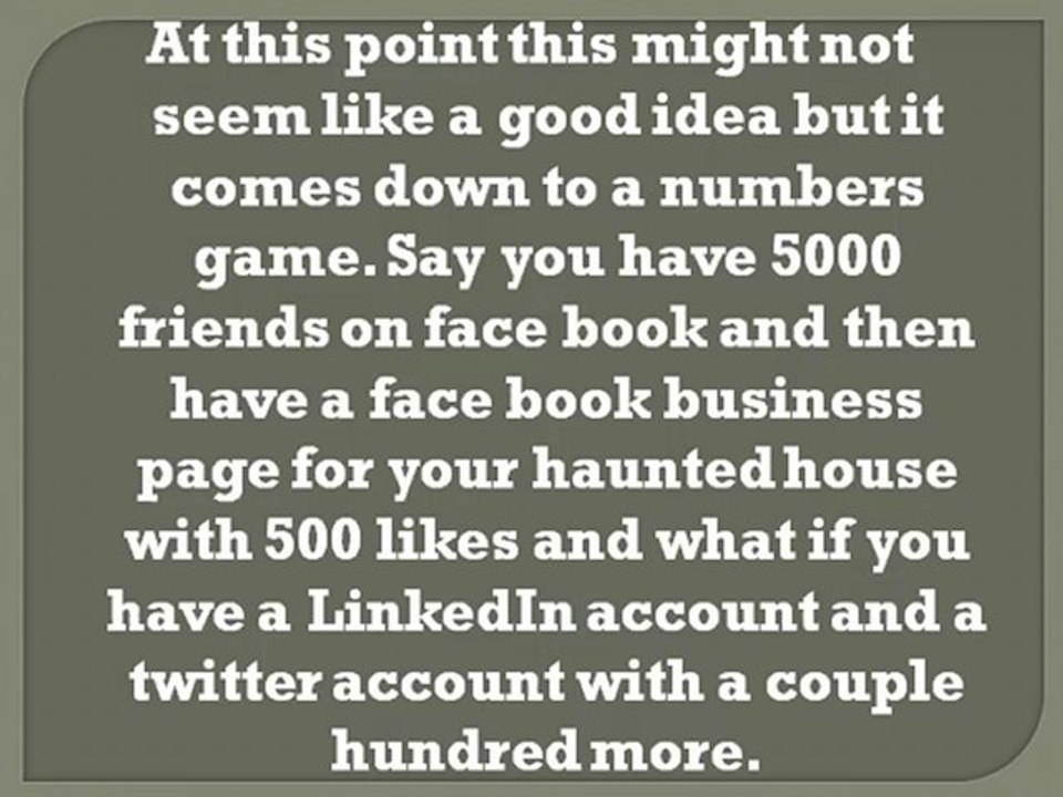 Fund Your Haunted House with Crowd Funding