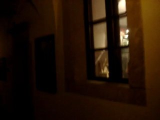 Niepołomice - inside the pretty medieval castle at night