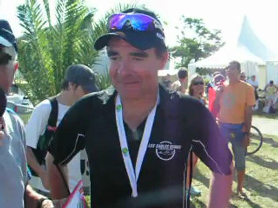 Triathlon Toulouse 2012 David Hauss et Pierre Le Corre (Les Sables Vendée Tri)