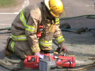 Mock Accident on St. George Street & Church