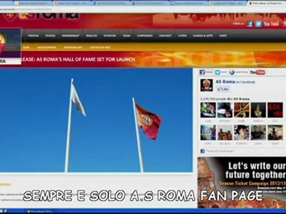 Presentazione Hall of Fame A.S Roma | Intervista Fenucci e Pannes
