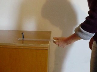 Prova pilha na regua sendo feita