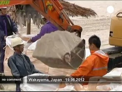 Japan prepares for Typhoon Guchol - no comment