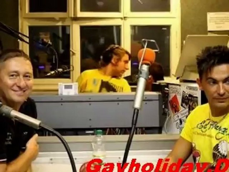 Hubert und Matthias bei Radiogays in Nürnberg 11.08.2011 22.00 Uhr www.Gayholiday.de