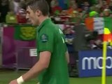 Euro 2012 - Espagne - Irlande - Les fans chantent 