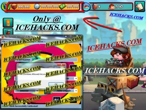 No Zombies Allowed Cheats(V1.0b Free Bucks,Coins Cheat No Zombies Allowed)2012