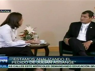 El problema no es técnico, es político: Correa