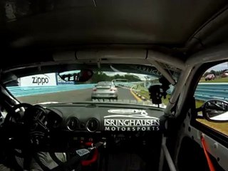 Dan Clarke Watkins Glen ITC Rnd 6 2012 - Boomerang Bay Mixers Isringhausen Motorsports Porsche Cayman S