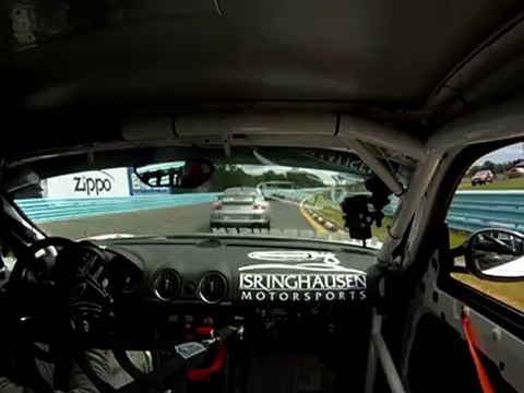 Dan Clarke Watkins Glen ITC Rnd 6 2012 - Boomerang Bay Mixers Isringhausen Motorsports Porsche Cayman S