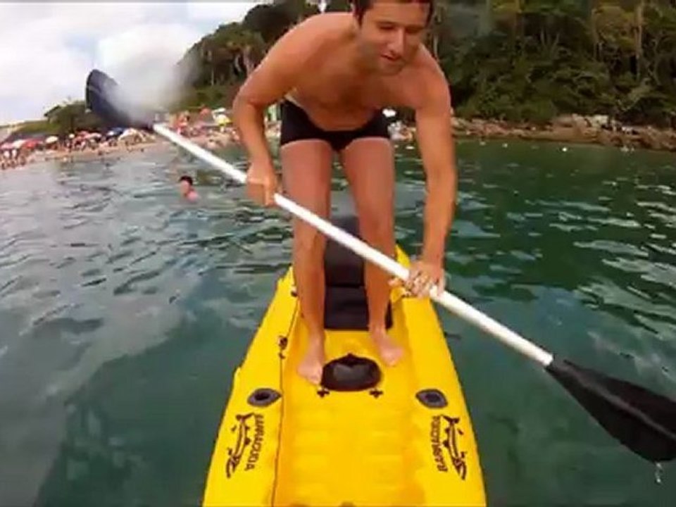 KAYAK SPORTS - PESCA SUB EM BOMBINHAS - SC COM APOIO DE UM CAIAQUE