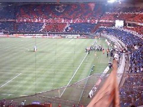 PSG OM SW87 Entrée des joueurs