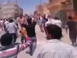Syria فري برس حلب منبج الأبطال يواجهون رصاص الامن 20 6 2012  Aleppo