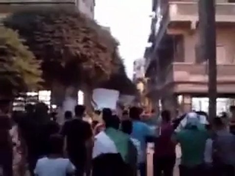 Syria فري برس حلب الهلك مسائية من أمام مسجد حمزة 20 6 2012 جـ1 Aleppo