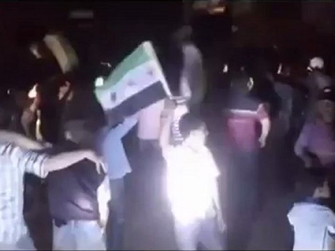 Syria فري برس حلب الباب مسائية حاشدة رغم الحصار الخانق 20 6 2012 Aleppo