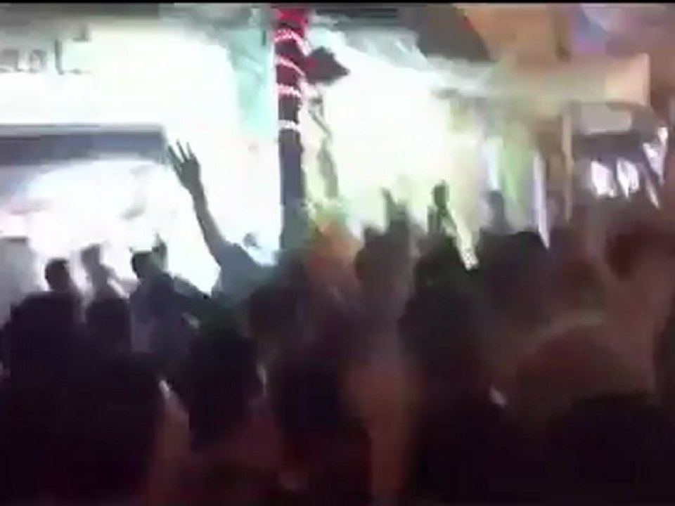 Syria فري برس حلب  بستان القصر مظاهرة مسائية حاشدة 20 6 2012 Aleppo