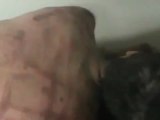 Syria فري برس  حمص الرستن عصابات الأسد تقوم بتعذيب رجل مسن 20 6 2012 Homs