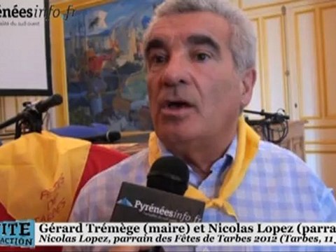 Tarbes Fetes de Tarbes Trémège et Lopez (11 juin 2012)