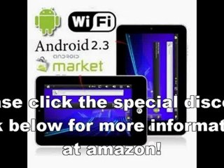 NEW 2012 7INCH ANDROID 2.3 TABLET 4GB CAPACITY WIFI, CAMERA, YOUTUBE, GAMES ETC