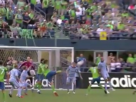 Great Goal! Flying Volley from Patrick Ianni of the Seattle Sounders