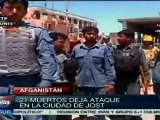 Mueren 21 durante atentado en Afganistán
