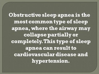 Sleep Apnea Solutions