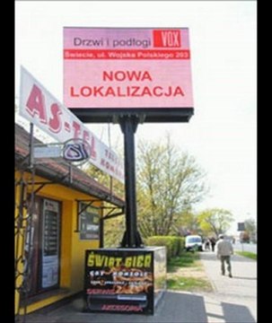 EKRAN LED ŚWIECIE, WOJSKA POLSKIEGO TEL.782 666 777