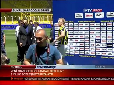 Dirk Kuyt, Fenerbahçe taraftarıyla buluştu
