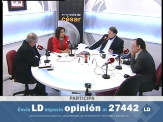 Tertulia política de Cesar. Respuesta de Rajoy a Amaiur en el Congreso - 22/02/12