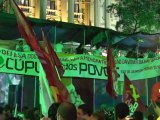 Manifestantes dão trabalho à polícia