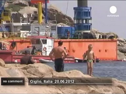 L'épave du costa Concordia enfin évacuée - no comment