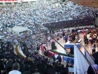 bilkent mezuniyet bayrak töreni.