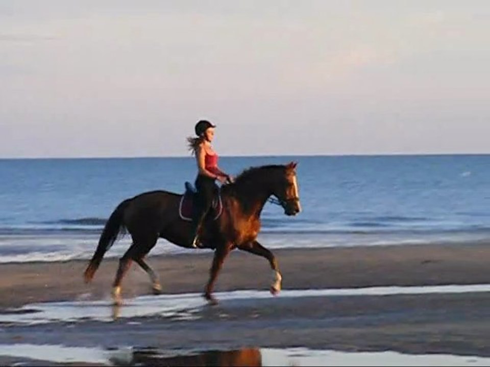 Plage avec Oceane