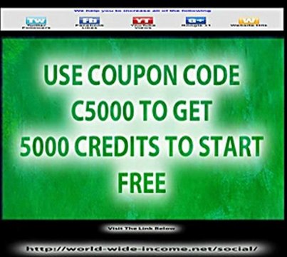 Free YouTube Views | Twitter Followers | Facebook Fans