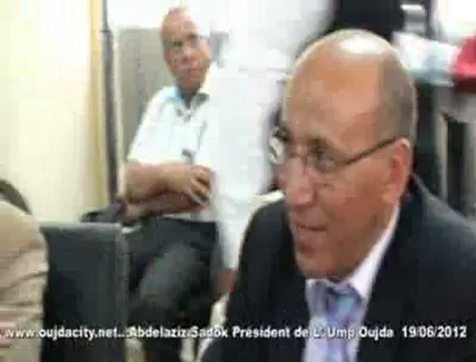 Mr Abdelaziz Sadok président de l'université Mohammed Premier a oujda