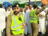 رصد حركة وأوضاع الحجيج في منى