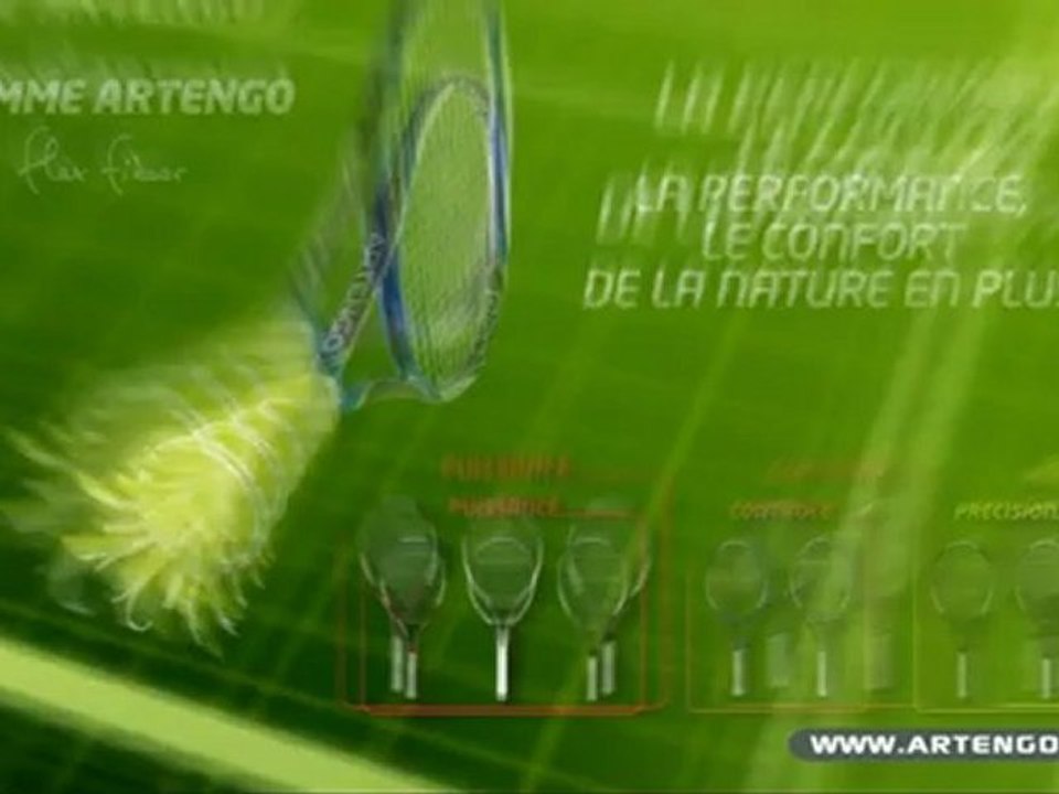 Zoom sur la gamme de raquettes de Tennis Artengo Flax Fiber