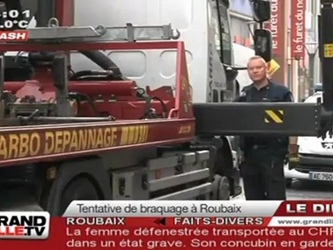 Tentative de casse à la voiture bélier (Roubaix)
