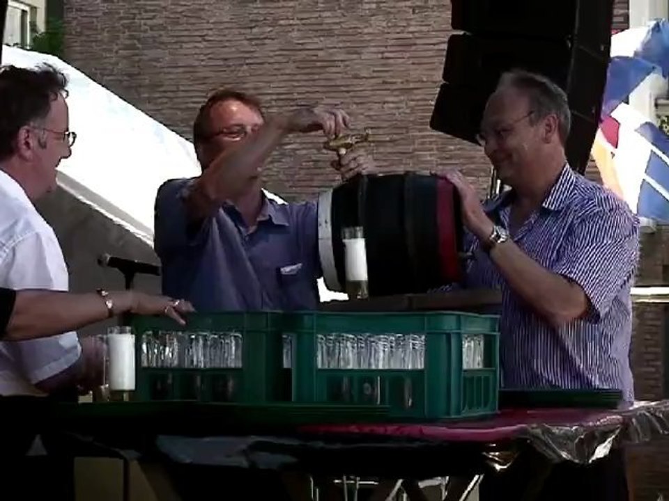 9. Dürener Biermarkt 2012 - Eröffnung und Fassanstich