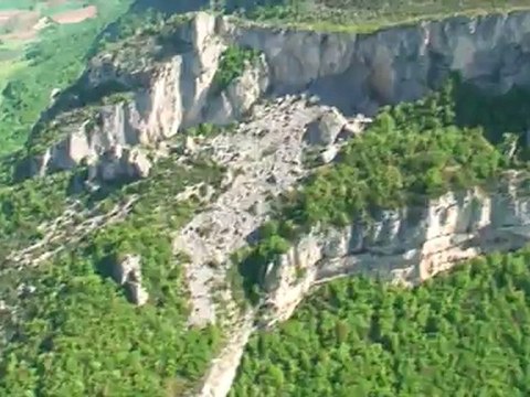 Combe Laval à vol d'oiseau