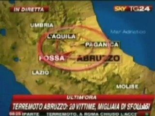 El centro de Italia es asolado por un terremoto