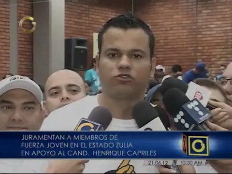 Fuerza Joven llevará el mensaje de Capriles a cada rincón del país