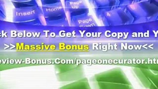 Page One Curator Review and Bonus, Scam, Warrior Forum, ...