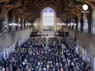 Aung San Suu Kyi addresses UK parliament