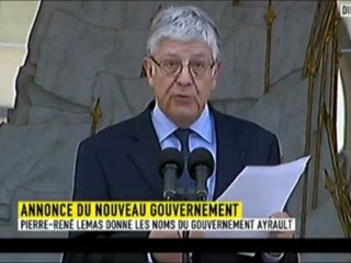 Le gouvernement Ayrault II révélé