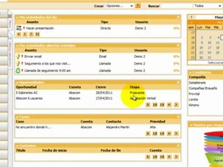 Demo CRM- B1 Sales Homepage