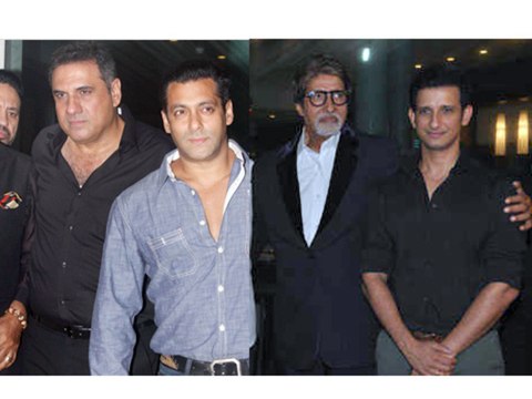 Salman Khan Amitabh Bachchan Parties With The Stars Of Ferrari Ki Sawaari - Bollywood Time