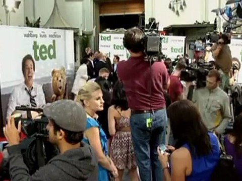 Ted star Mark Wahlberg dishes on the mischievous antics of Ted, his teddy bear co-star