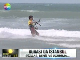 Kiteboard Türkiye şampiyonu İstanbul'da başladı - 21 haziran 2012
