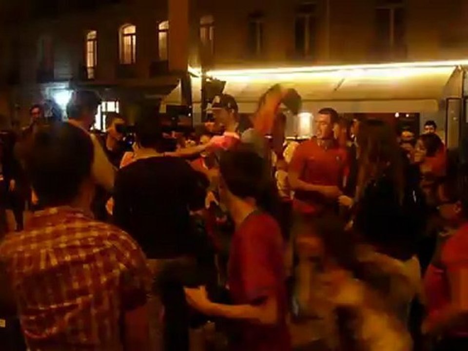 joie délirante des fans du Portugal...